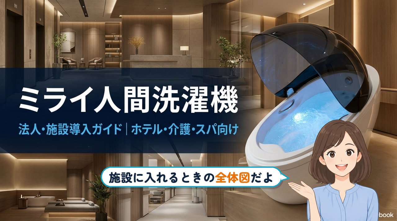 人間洗濯機 法人 導入｜ミライ人間洗濯機 法人・施設導入ガイド - ホテル・介護施設・スパ向け設置費用と補助金解説
