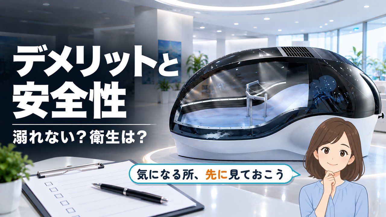 人間洗濯機 デメリット｜デメリットと安全性 溺れない？衛生は？