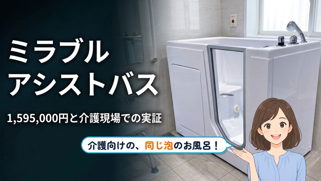 ミラブル アシストバス｜ミラブル アシストバス 1,595,000円と介護現場での実証