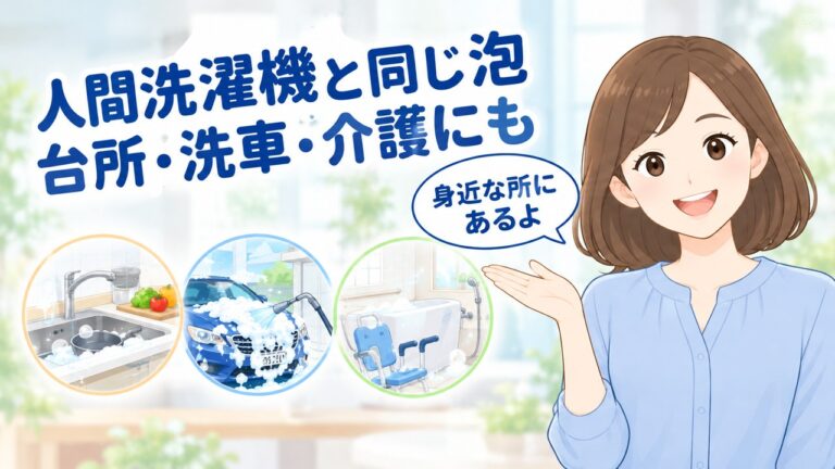 身近なところの泡