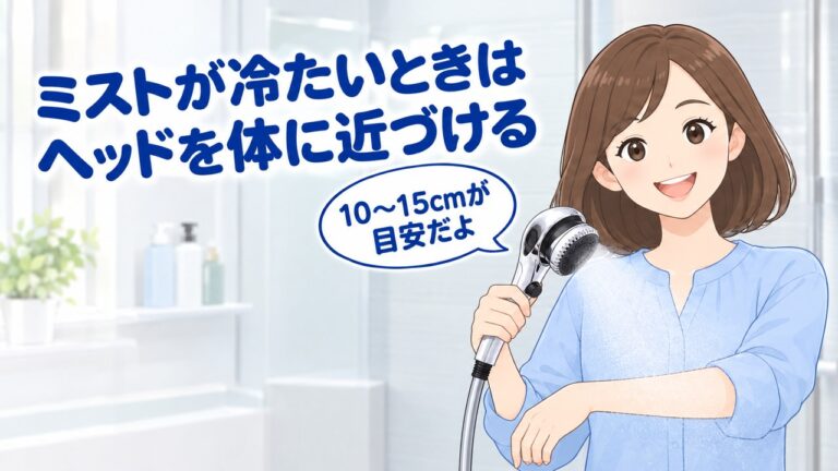 ミラブルのミストの使い方