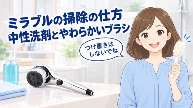 ミラブルの掃除の仕方