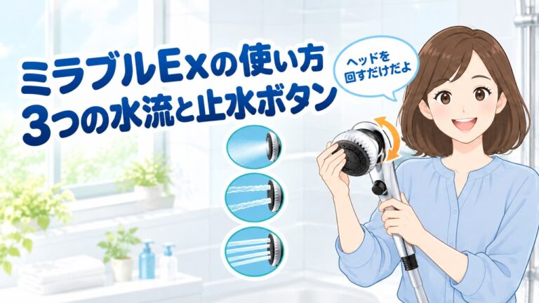 ミラブルExの使い方
